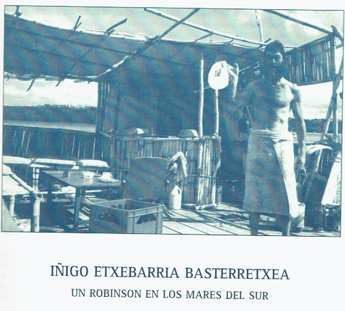 Iñigo Etxebarria en la isla de Tapana donde nadie se enfada.